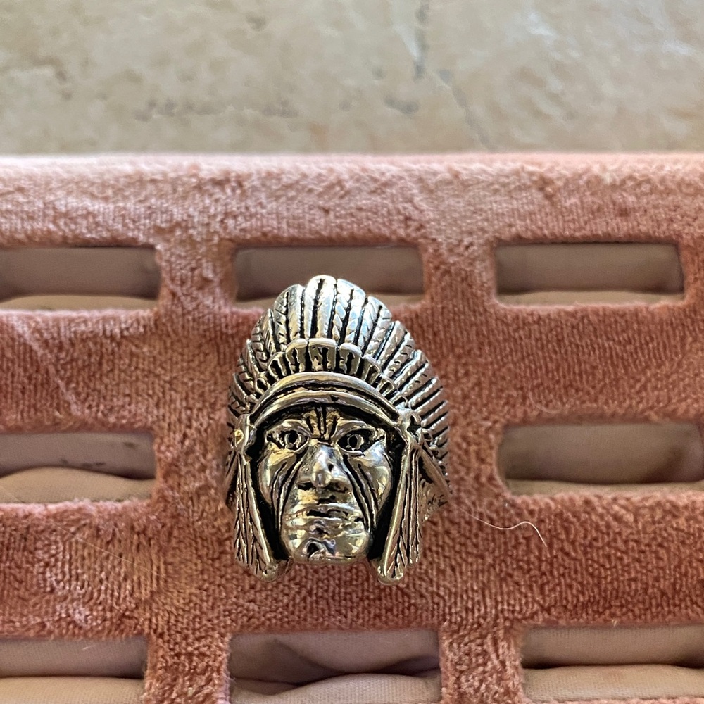 Silver Warrior Chief Ring